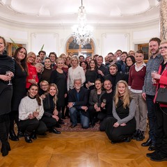 Adventní koncert v lánském kostele, kostel Nejsvětějšího Jména Ježíš v Lánech, 6.12.2025,  foto: Pražský filharmonický sbor - Petr Kadlec