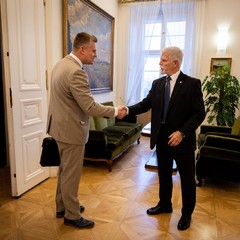 Prezident republiky dnes na Pražském hradě přijal Filipa Turka, Pražský hrad, 22.12.2025, foto: Zuzana Bönisch