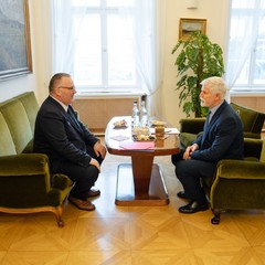 Přijetí Ivana Bednárika, kandidáta na post ministra dopravy, Pražský hrad, 2.12.2025, foto: Tomáš Fongus