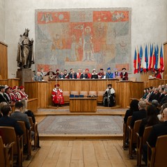 Předání jmenovacích dekretů, Karolinum Univerzity Karlovy, 16.12.2025, foto: Tomáš Fongus