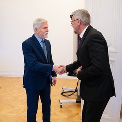 Přijetí Lubomíra Metnara, kandidáta na post ministra vnitra, Pražský hrad, 2.12.2025, foto: Tomáš Fongus