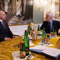 J.E. pan Ruslan Abashidze, nový mimořádný a zplnomocněný velvyslanec Gruzie, Pražský hrad, 14.1.2026, foto: Zuzana Bönisch