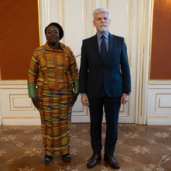 J.E. paní Theresa Adjei-Mensah, nová mimořádná a zplnomocněná velvyslankyně Ghanské republiky, Pražský hrad, 14.1.2026, foto: Zuzana Bönisch