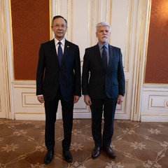 J.E. pan Kairat Abdrakhmanov, nový mimořádný a zplnomocněný velvyslanec Republiky Kazachstán, Pražský hrad, 14.1.2026, foto: Zuzana Bönisch