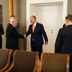 Přijetí zástupců České asociace pojišťoven, Pražský hrad, 13.1.2026, foto: Tomáš Fongus