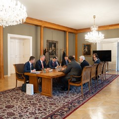 Přijetí zástupců České asociace pojišťoven, Pražský hrad, 13.1.2026, foto: Tomáš Fongus