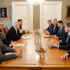 Přijetí zástupců České asociace pojišťoven, Pražský hrad, 13.1.2026, foto: Tomáš Fongus