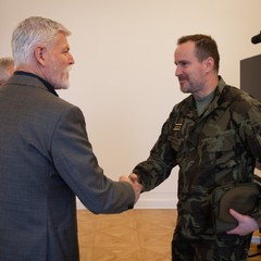 Přijetí ministra obrany a náčelníka generálního štábu, Pražský hrad, 5.2.2026, foto: Zuzana Bönisch