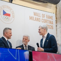 Pracovní návštěva prezidenta republiky a paní Evy Pavlové na XXV. zimních olympijských hrách, 6.2.2026, foto: Tomáš Fongus
