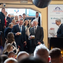 Pracovní návštěva prezidenta republiky a paní Evy Pavlové na XXV. zimních olympijských hrách, 6.2.2026, foto: Tomáš Fongus