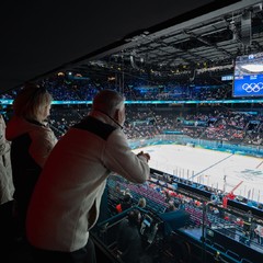 Pracovní návštěva prezidenta republiky a paní Evy Pavlové na XXV. zimních olympijských hrách, 6.2.2026, foto: Tomáš Fongus