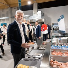 Pracovní návštěva prezidenta republiky a paní Evy Pavlové na XXV. zimních olympijských hrách, 7.2.2026, foto: Tomáš Fongus