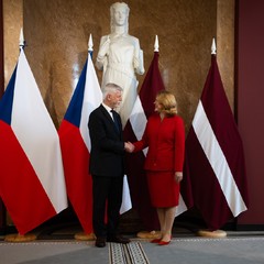 Státní návštěva Lotyšské republiky, Riga, 10.3.2026, foto: Zuzana Bönisch