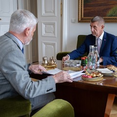 Přijetí předsedy vlády A. Babiše, Pražský hrad, 17.3.2026, foto: Zuzana Bönisch