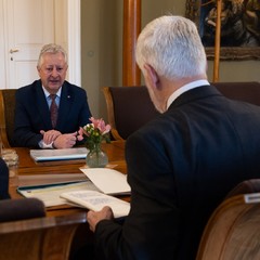Přijetí ministra obrany, Pražský hrad, 25.3.2026, foto: Zuzana Bönisch
