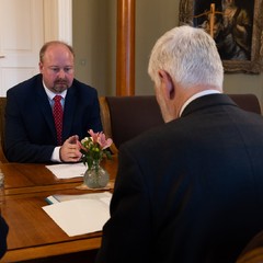 Přijetí ministra spravedlnosti, Pražský hrad, 25.3.2026, foto: Zuzana Bönisch
