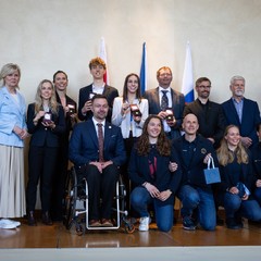 Přijetí českých olympioniků a paralympioniků, Míčovna Pražského hradu, 31.3.2026, foto: Zuzana Bönisch