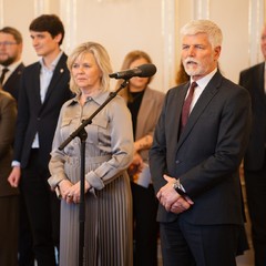 Přijetí finalistů ankety Zlatý Ámos, Pražský hrad, 26.3.2026, foto: Tomáš Fongus