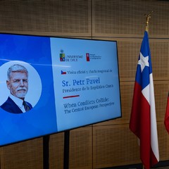 Oficiální návštěva v Chilské republice, Universidad de Chile, Santiago de Chile, 15.4.2026, foto: Zuzana Bönisch