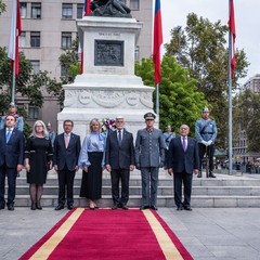 Oficiální návštěva v Chilské republice, památník gen. Bernarda O'Higginse, 16.4.2026, foto: Zuzana Bönisch