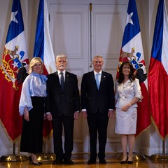 Oficiální návštěva v Chilské republice, La Moneda, Santiago de Chile, 16.4.2026, foto: Zuzana Bönisch