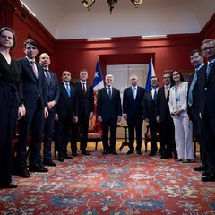 Oficiální návštěva v Chilské republice, La Moneda, Santiago de Chile, 16.4.2026, foto: Zuzana Bönisch