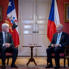 Oficiální návštěva v Chilské republice, La Moneda, Santiago de Chile, 16.4.2026, foto: Zuzana Bönisch