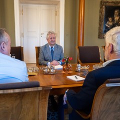 Prezident republiky přijal na Pražském hradě ministra obrany Jaromíra Zůnu
