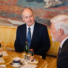 J.E. pan Vicente Francisco Albornoz Guarderas, nový velvyslanec Ekvádoru, Pražský hrad, foto: Tomáš Fongus