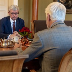 Přijetí ministra průmyslu a obchodu K. Havlíčka, Pražský hrad, 18.5.2026, foto: Zuzana Bönisch