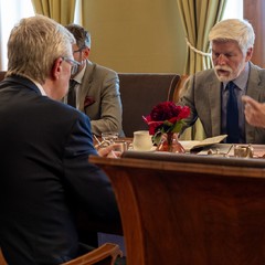 Přijetí ministra průmyslu a obchodu K. Havlíčka, Pražský hrad, 18.5.2026, foto: Zuzana Bönisch