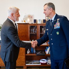 Setkání s vrchním velitelem spojeneckých sil v Evropě, Pražský hrad, 26.5.2026, foto: Zuzana Bönisch