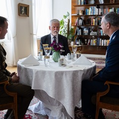 Setkání s vrchním velitelem spojeneckých sil v Evropě, Pražský hrad, 26.5.2026, foto: Zuzana Bönisch