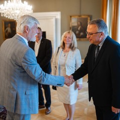 Přijetí zástupců Asociace poskytovatelů hospicové paliativní péče, Pražský hrad, 20.5.2026, foto: T. Fongus