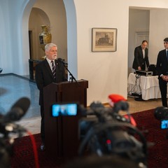 Přijetí předsedy vlády A. Babiše, Pražský hrad, 8.5.2026, foto: Tomáš Fongus
