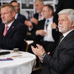  Prezident republiky Petr Pavel se zúčastnil summitu Slavkovského formátu v Bratislavě, 12.5.2056, foto: Tomáš Fongus