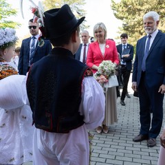 Prezident republiky a paní Eva Pavlová navštívili Zlínský kraj, Boršice, 2.6.2026, foto: Zuzana Bönisch