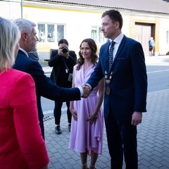 Prezident republiky a paní Eva Pavlová navštívili Zlínský kraj, Valašské Klobouky, 2.6.2026, foto: Zuzana Bönisch