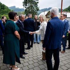 Prezident republiky a paní Eva Pavlová navštívili Zlínský kraj, Rusava, 3.6.2026, foto: Zuzana Bönisch