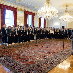 Přijetí mládežnické reprezentace hokejistek a hokejistů a ženské florbalové reprezentace, 8.6.2026. foto: Zuzana Bönisch