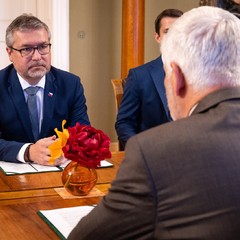 Prezident republiky přijal ministra zemědělství, Pražský hrad, 9.6.2026, foto: Zuzana Bönisch