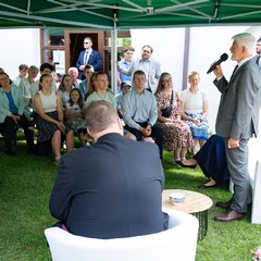 Návštěva prezidenta republiky a paní Evy Pavlové Kraje Vysočina, Osová Bítýška, 16.6.2026, foto: Zuzana Bönisch