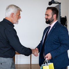 Prezident republiky přijal předsedu Výboru pro obranu Poslanecké sněmovny, Pražský hrad, 29.6.2026, foto: Zuzana Bönischh, KPR