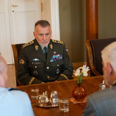 Setkání s navrženým náčelníkem Generálního štábu Armády České republiky Miroslavem Hlaváčem, Pražský hrad, 4.6.2026, foto: Tomáš Fongus