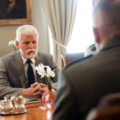 Setkání s navrženým náčelníkem Generálního štábu Armády České republiky Miroslavem Hlaváčem, Pražský hrad, 4.6.2026, foto: Tomáš Fongus