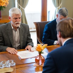 Přijetí ministra zdravotnictví Adama Vojtěcha, Pražský hrad, 11.6.2026, foto: Tomáš Fongus