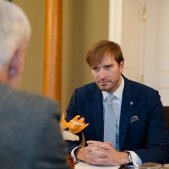 Přijetí ministra zdravotnictví Adama Vojtěcha, Pražský hrad, 11.6.2026, foto: Tomáš Fongus
