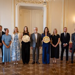 Prezident republiky přijal vítězky a finalistky Wimbledonu, Pražský hrad, 24.7.2026, foto: Zuzana Bönisch