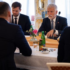 Prezident republiky přijal předsedu vlády Černé Hory, Pražský hrad, 24.7.2026, foto: Zuzana Bönisch