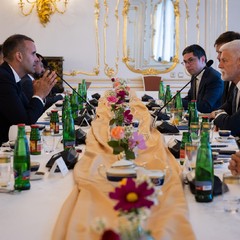Prezident republiky přijal předsedu vlády Černé Hory, Pražský hrad, 24.7.2026, foto: Zuzana Bönisch